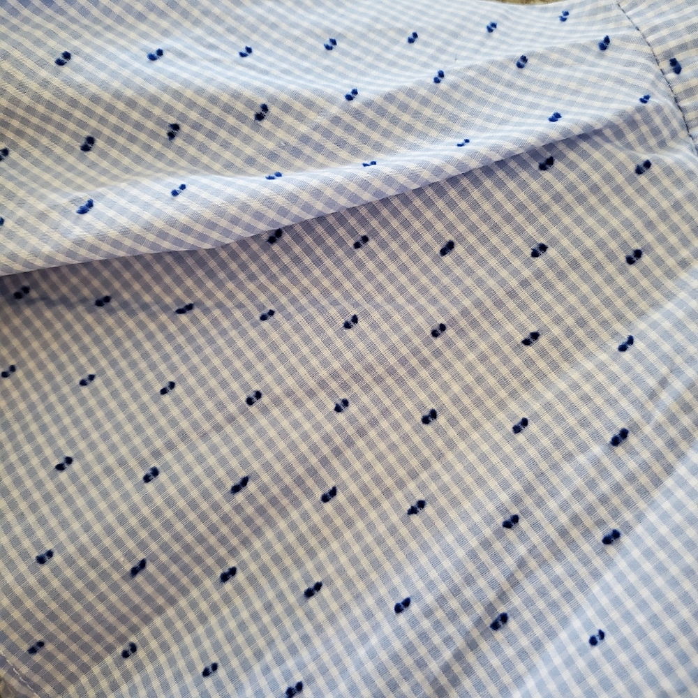Jane and Delancey Gingham bell sleeve top - Picture 4 of 4